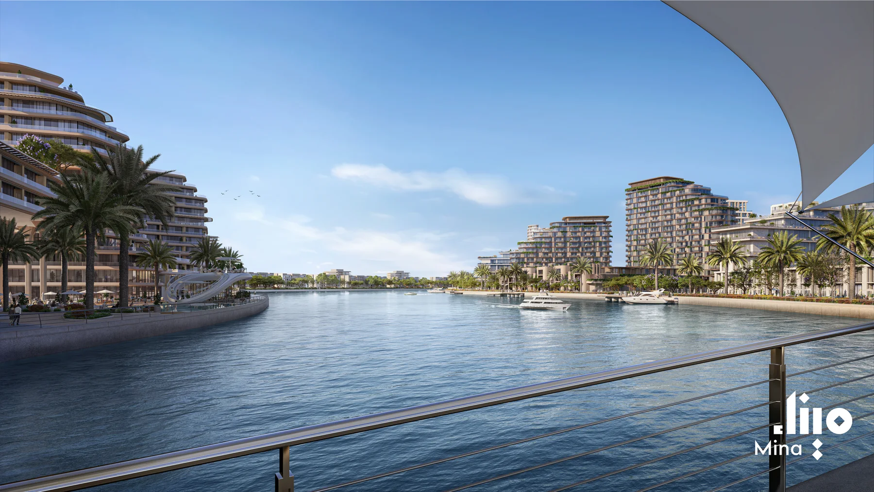 Mina waterfront architectural rendering